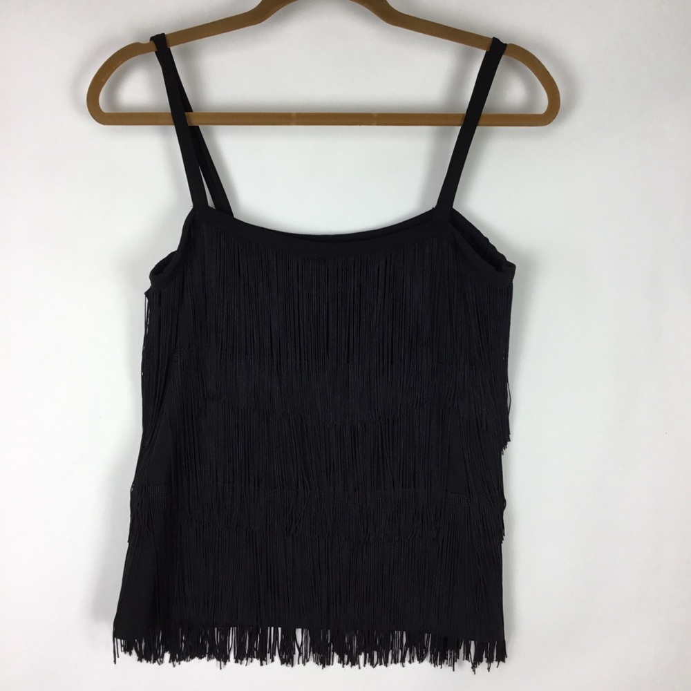 MICHAEL KORS fringe spaghetti strap top Size M